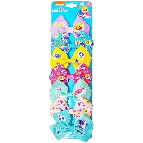 Miniatura 8 de LUV HER Disney Minnie Mouse - Juego de accesorios para el cabello, 7 lazos de 4 pulgadas, pinzas de cocodrilo, a partir de 3 años