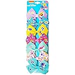 Baby Shark Kids Hair Bows - Hair Accessories Gift Set - 7 Pcs 4 Inch Bundle for Girls - Different Character on each Clip - Alligator Clip - Ages 3 +