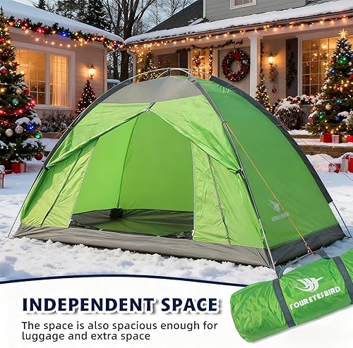 Miniatura 7 de Tienda de campaña de mochila individual de 7.2 × 4 × 4 pies, tienda de campaña impermeable para acampar y senderismo, puede ser utilizada por una