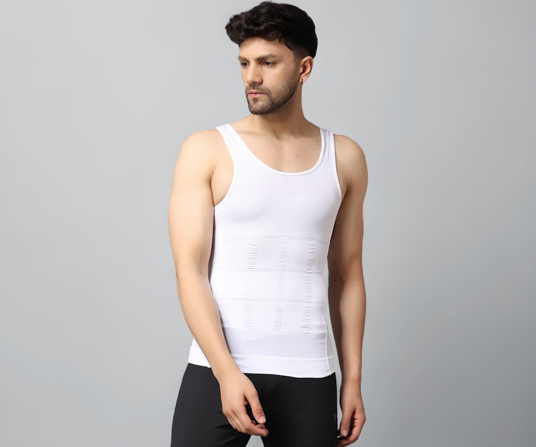 FirstFit Abs Abdomen Body Shaper | Tummy Tucker Vest for Men Shapewear