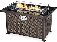 Vista 1 de U-MAX - Mesa para fogata a gas propano de 44 pulgadas para uso al aire libre