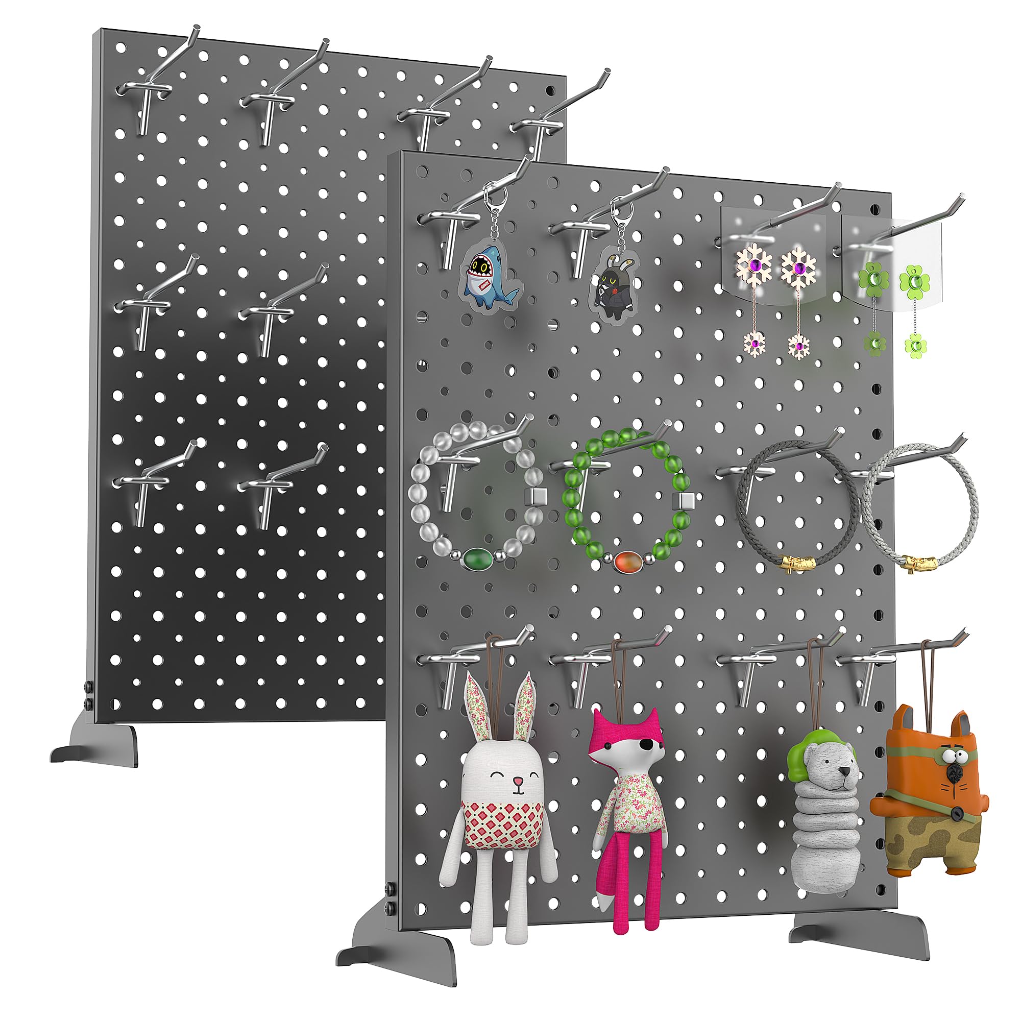 Kit de panneaux perforés en métal Pegboard Smith noir 12 x 16 d'une robustesse durable