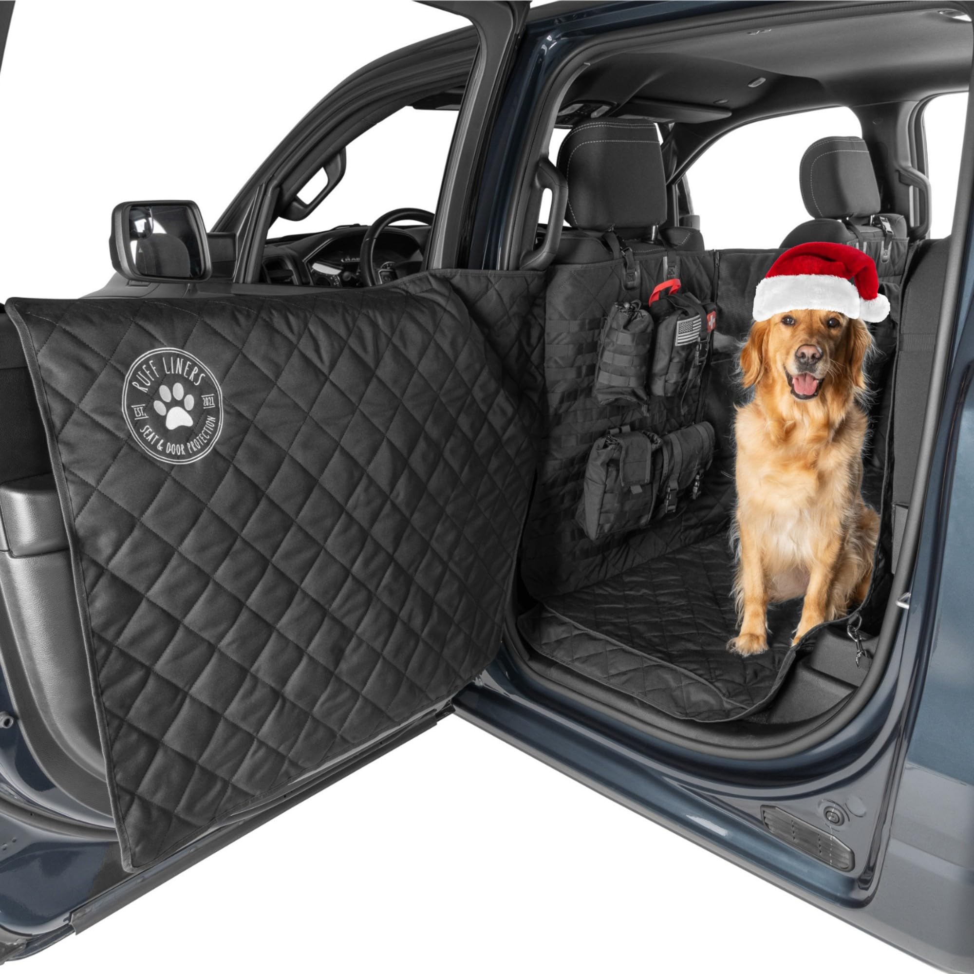 XL Floor Cover with Door Protection and Tactical MOLLE System - As Seen on Shark Tank - Fits