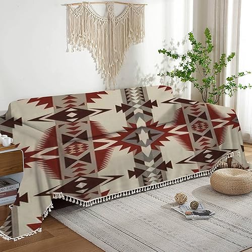 Miniatura 2 de FUIENCFKE Funda de sofá geométrica de nativos americanos, indios, suroeste, funda étnica, funda para sofá, toalla, lavable, mantas, protector de