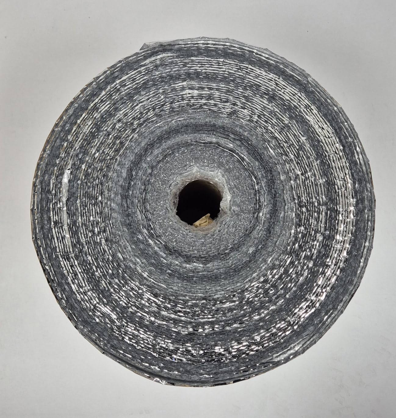 2 Rollen Luftpolsterfolie ALUMINIUM kaschiert Breite 50 cm x Länge 60 m / 250 my Luftpolsterfolie ALU Isolierung Isolierfolie Noppenfolie Knallfolie Blasenfolie Blisterfolie Isolierband