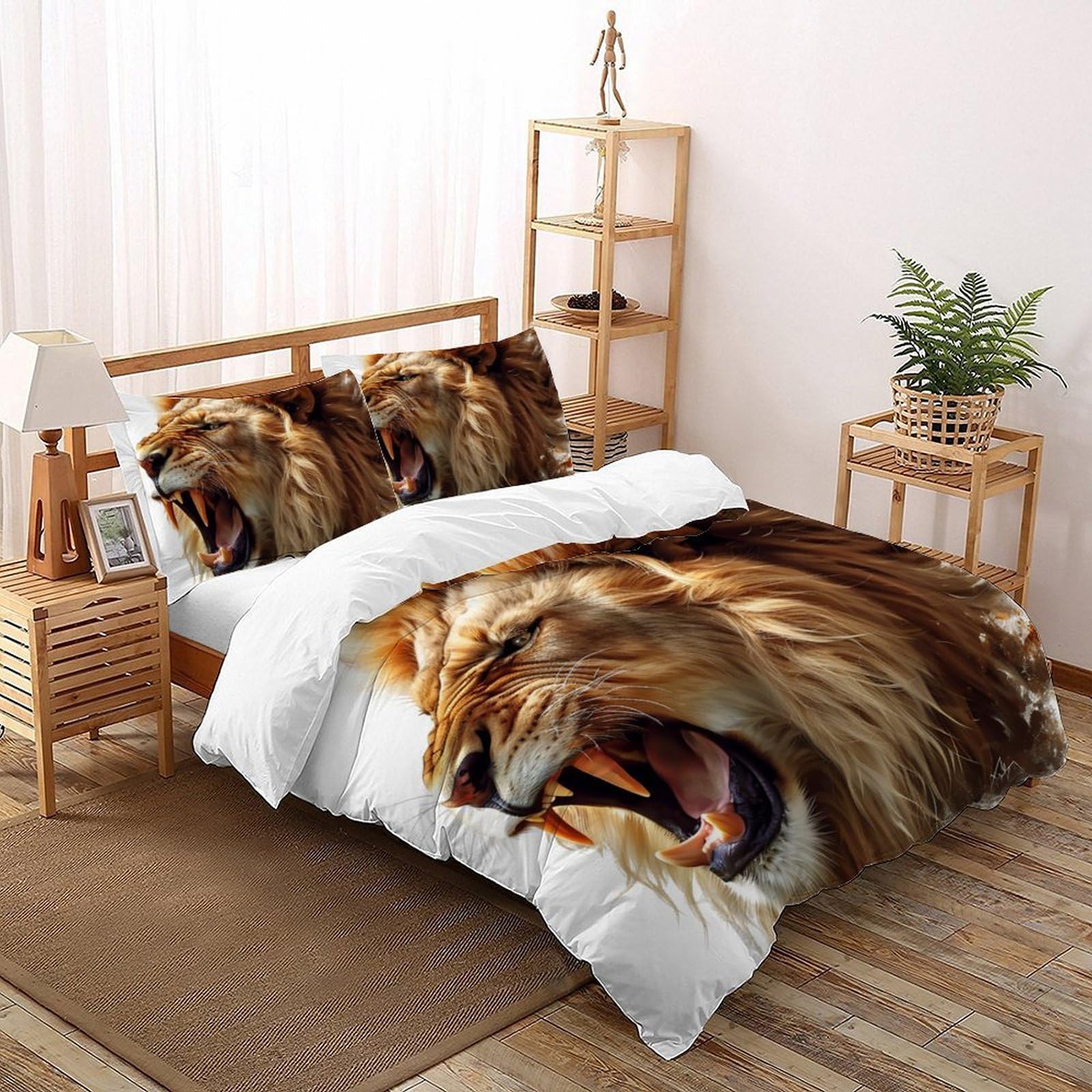 Housses de couette à fermeture éclair lit 3D enfants motif 260x220cm