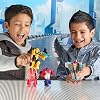 Transformers CYBERWORLD Optimus Prime Cyber Changers شخصية أكشن مقاس 4 بوصات، تغيير سريع إلى وضع الشاحنة، ألعاب روبوت للأولاد والبنات بعمر 6 سنوات فما فوق