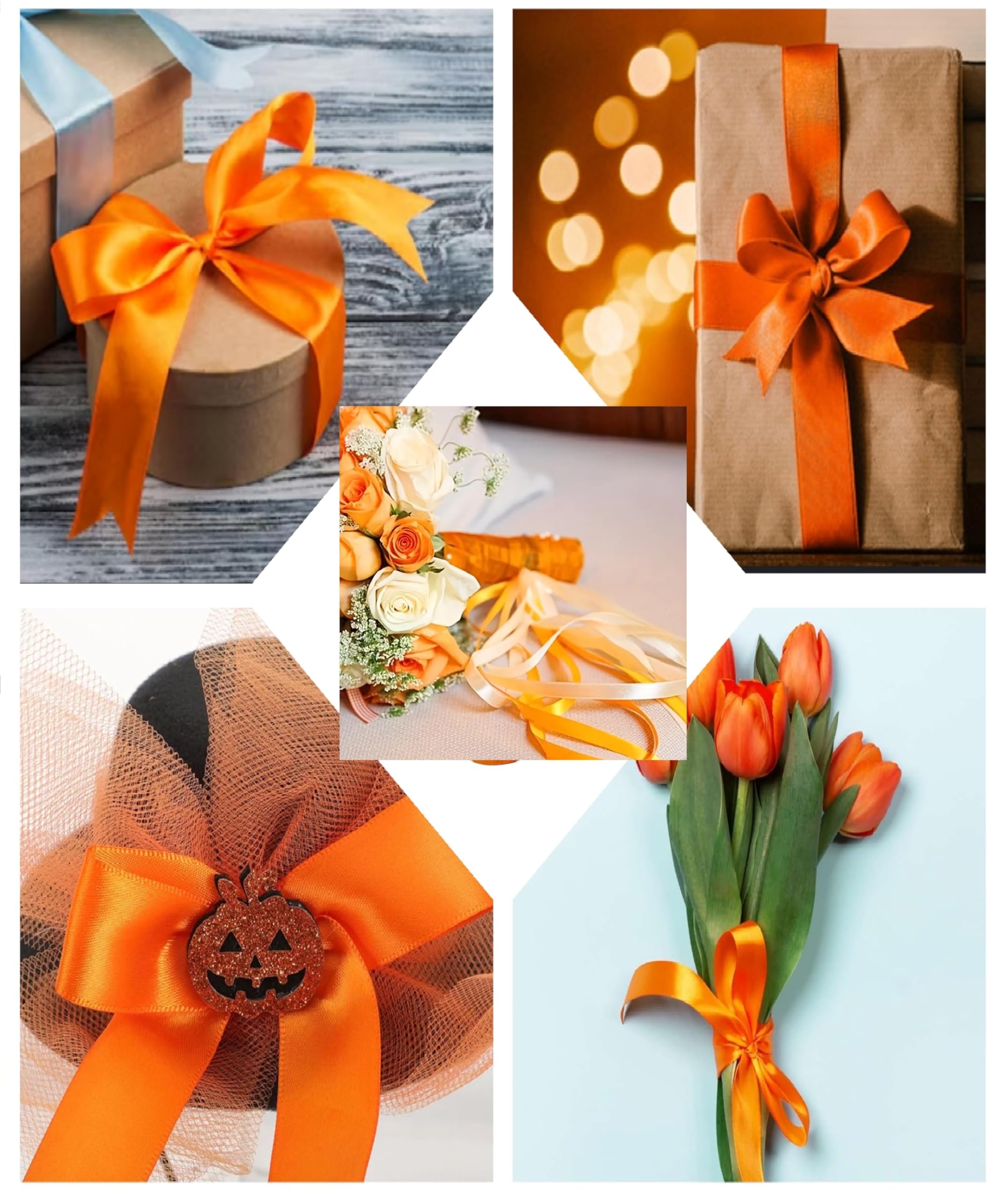 Double Sided Satin Ribbon Size 50mm x 10 Meters - Image 3