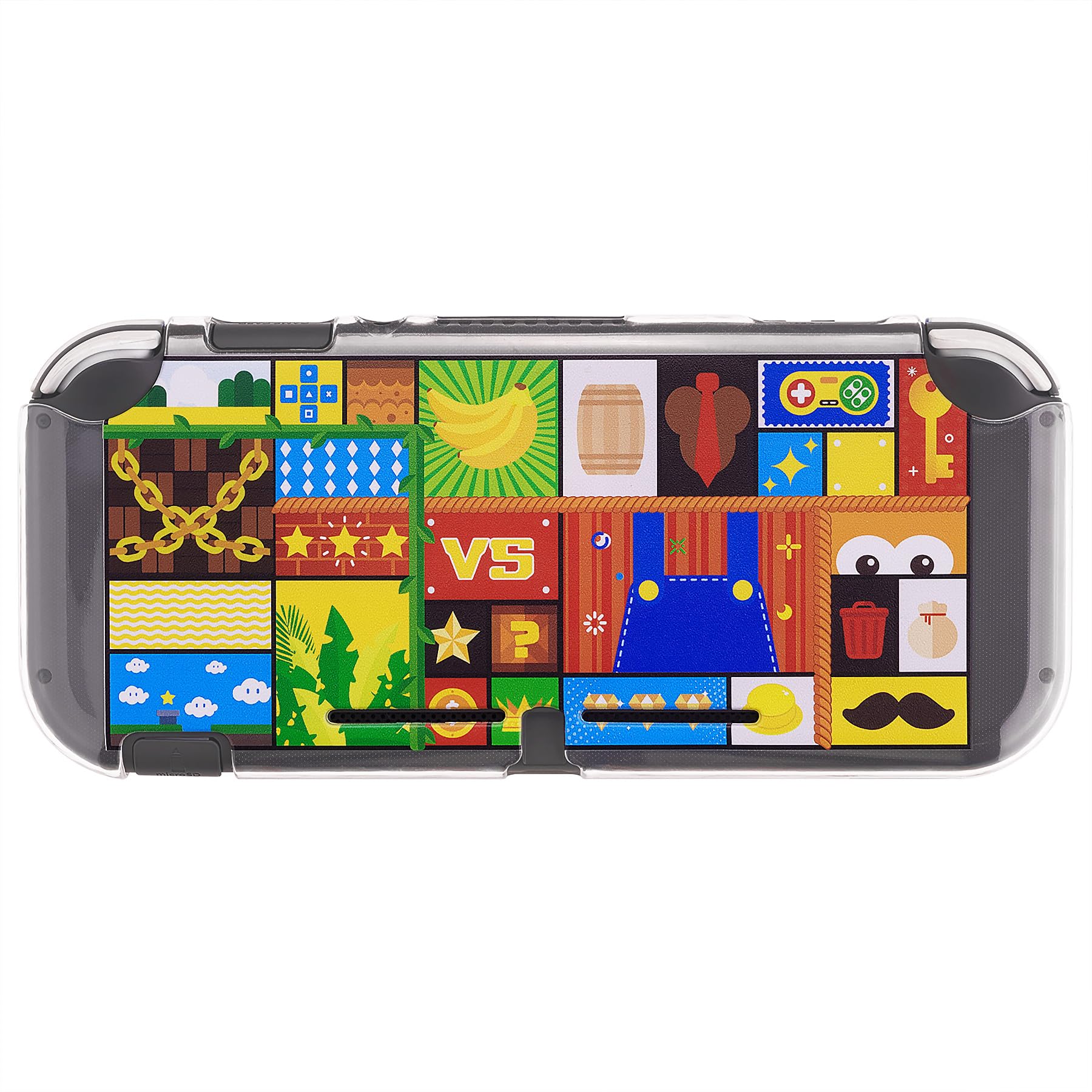 PlayVital Cover Custodia per Nintendo Switch Lite,Copertura Morbida TPU Protezione Accessorio per Nintendo Switch Lite Console-Avventura Rompicapo