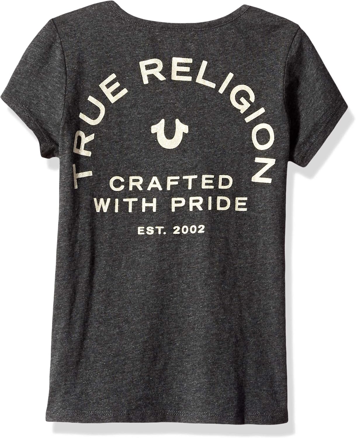 True Religion Girls' Fashion Short Sleeve Tee Shirt