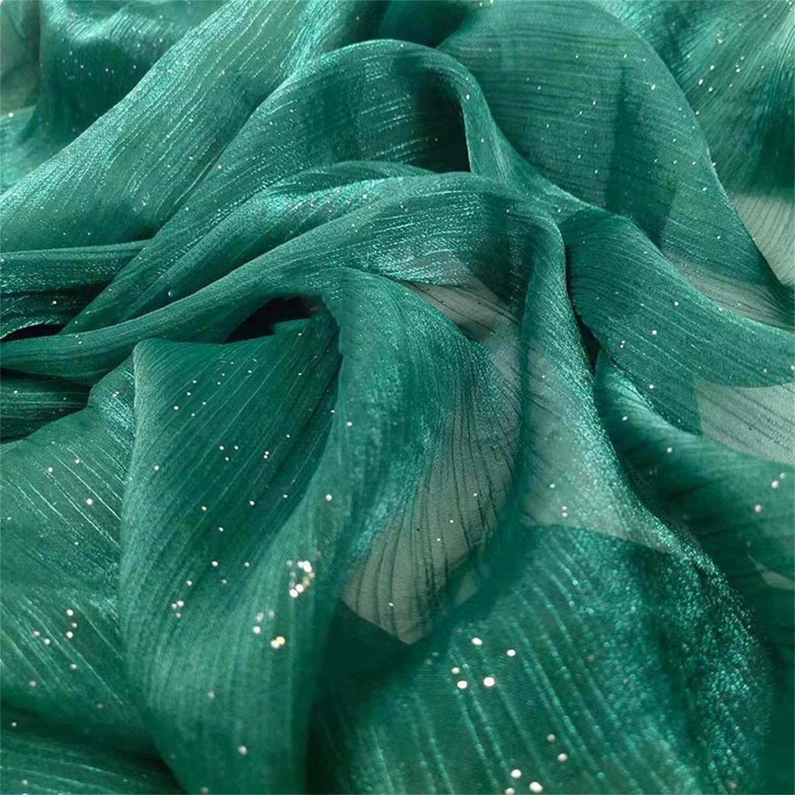 Organza Fabric, Glitter Organza Fabric Multicolor 100cm x 150cm(En8)