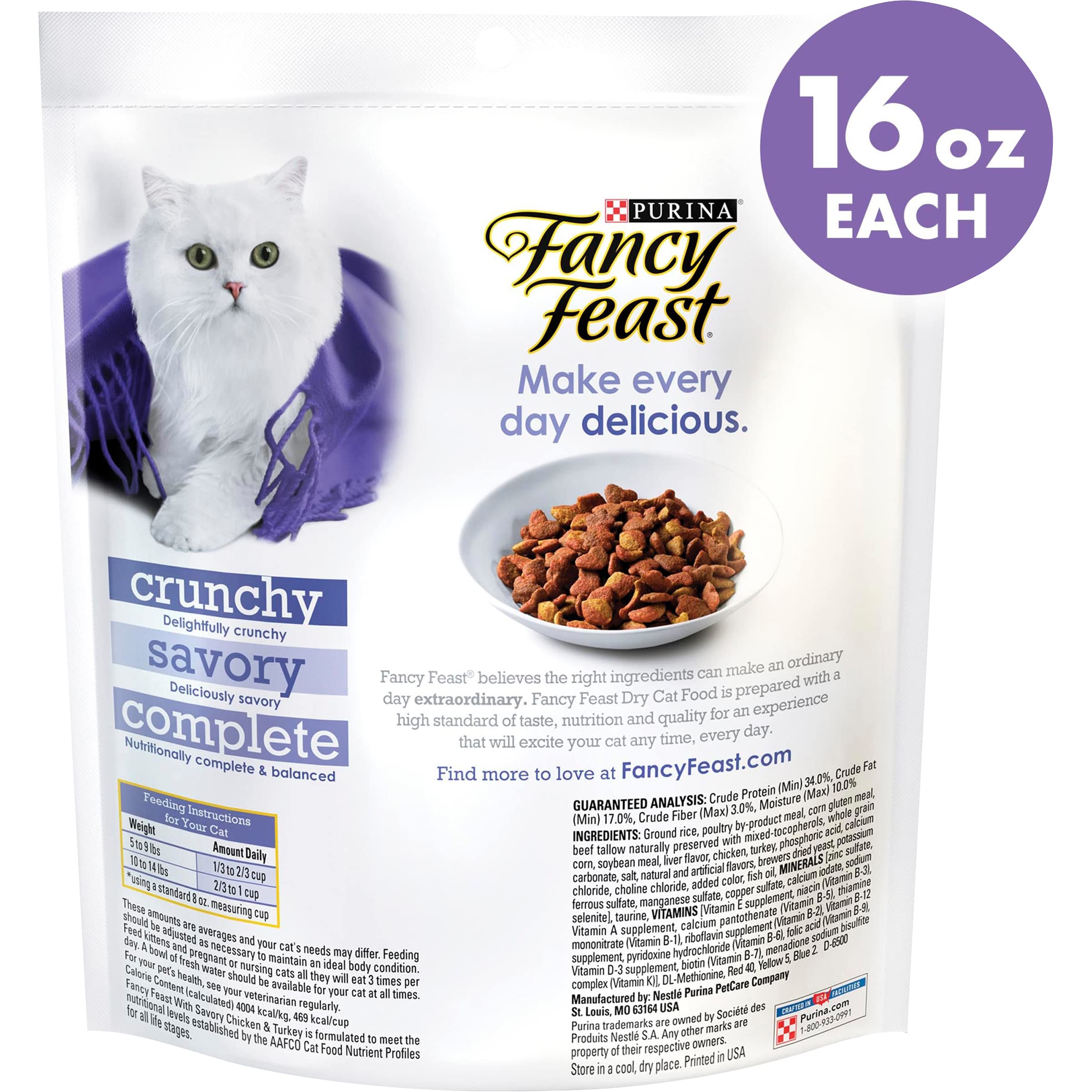 fancy feast purple bag