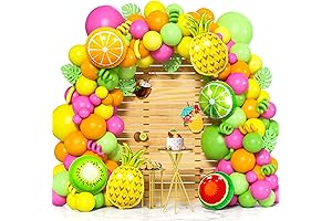 139-Piece Summer Birthday Supplies Fruit Party Decorations