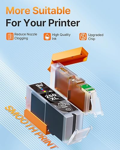 Miniatura 4 de E-Z Ink Cartucho de tinta compatible de repuesto para Canon PGI-250XL PGI 250 XL PGBK para usar con PIXMA MX922 MX920 iP8720 IX6820 MX722 MG5420