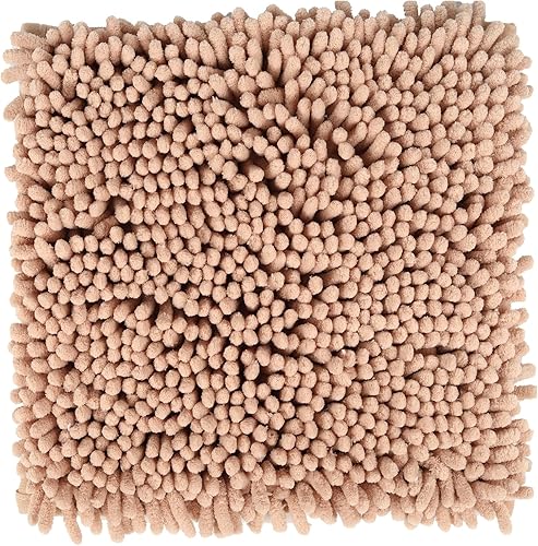 Miniatura 17 de Alfombra escolar de chenilla, 100% microfibra, con parte trasera antideslizante para decoración de casillero (azul, 10 x 10 pulgadas)