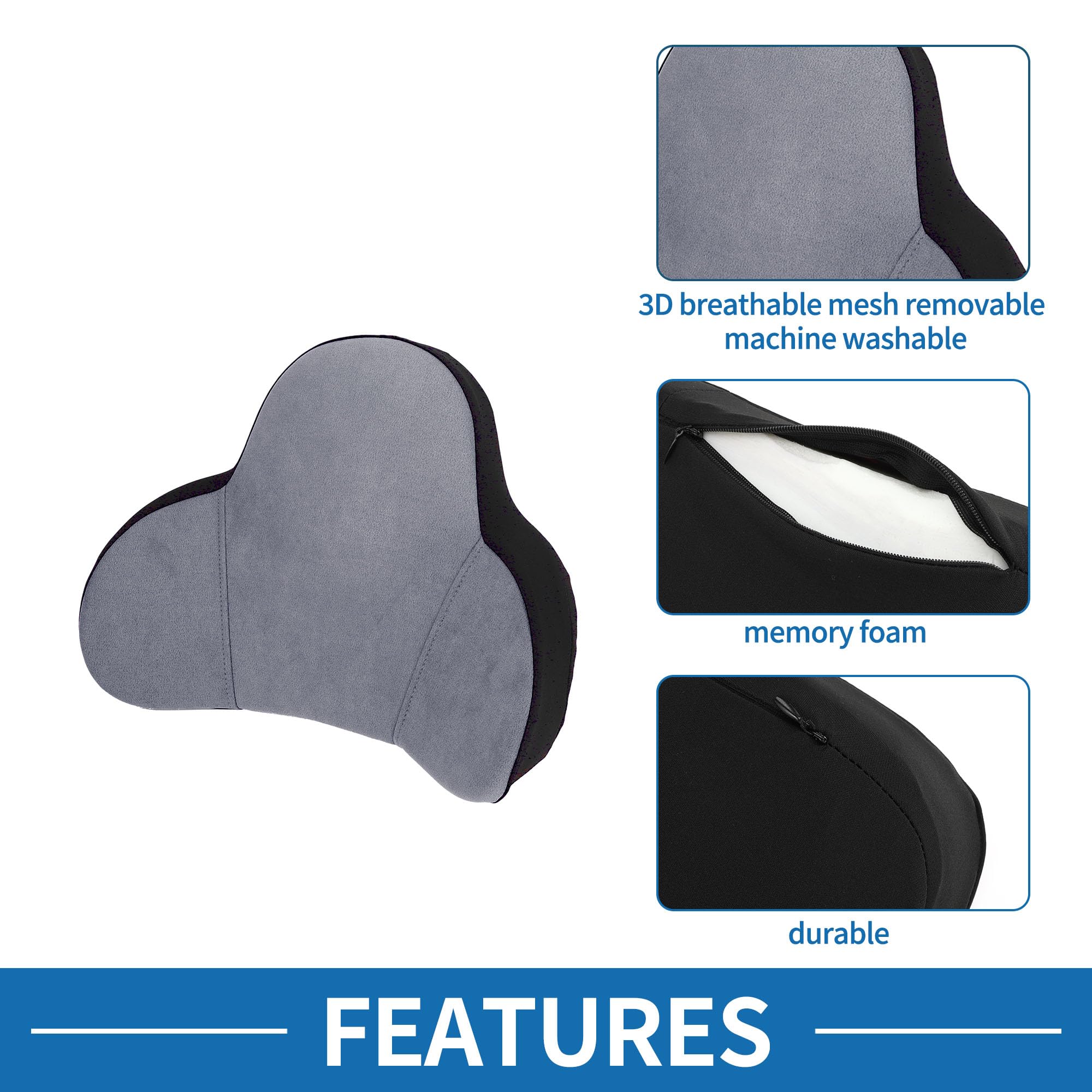 A ABSOPRO Auto-Sitz-Lendenkissen 1 STK Für Auto Ergonomisches Design