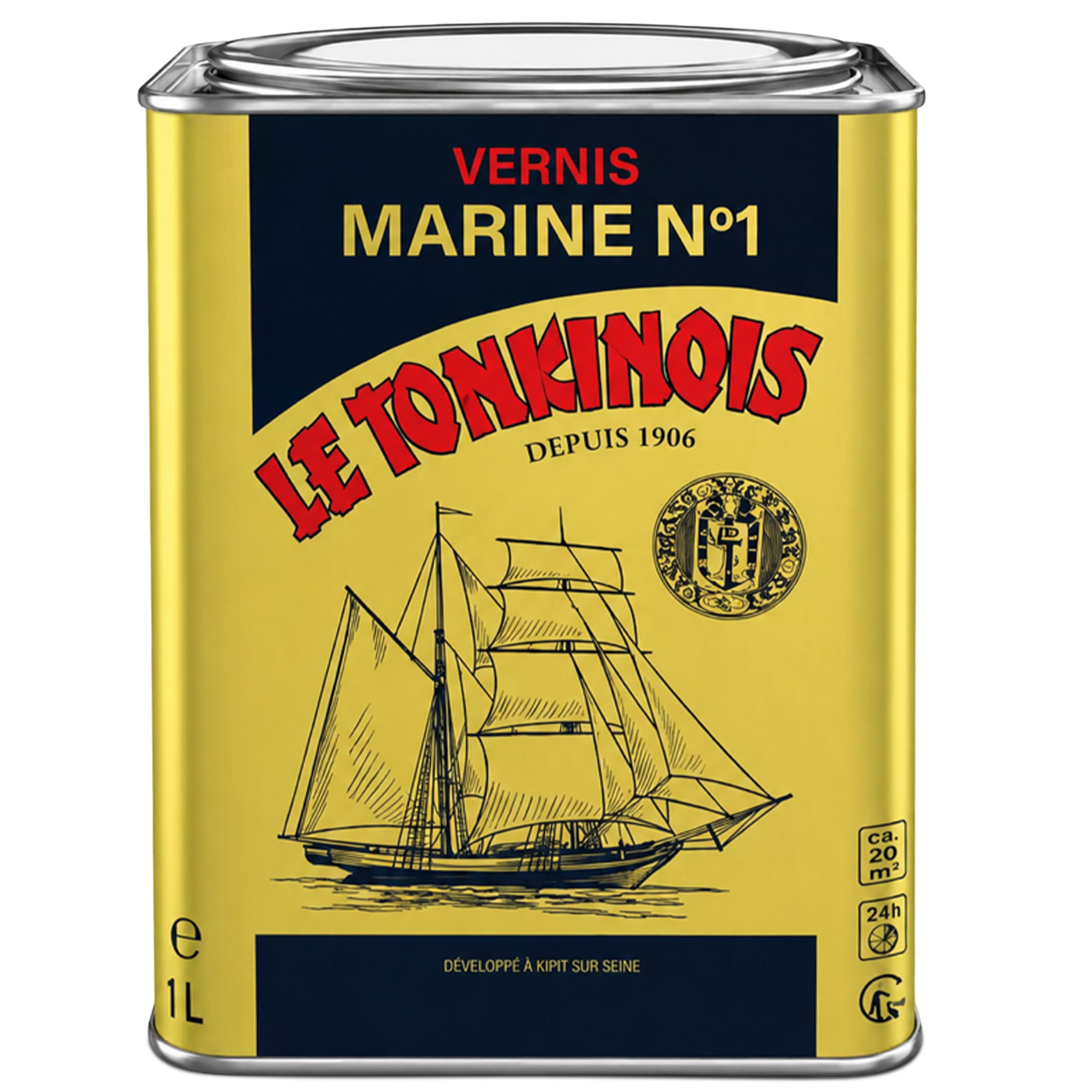 Le Tonkinois Marine No. 1 Bootslack, 1 Liter