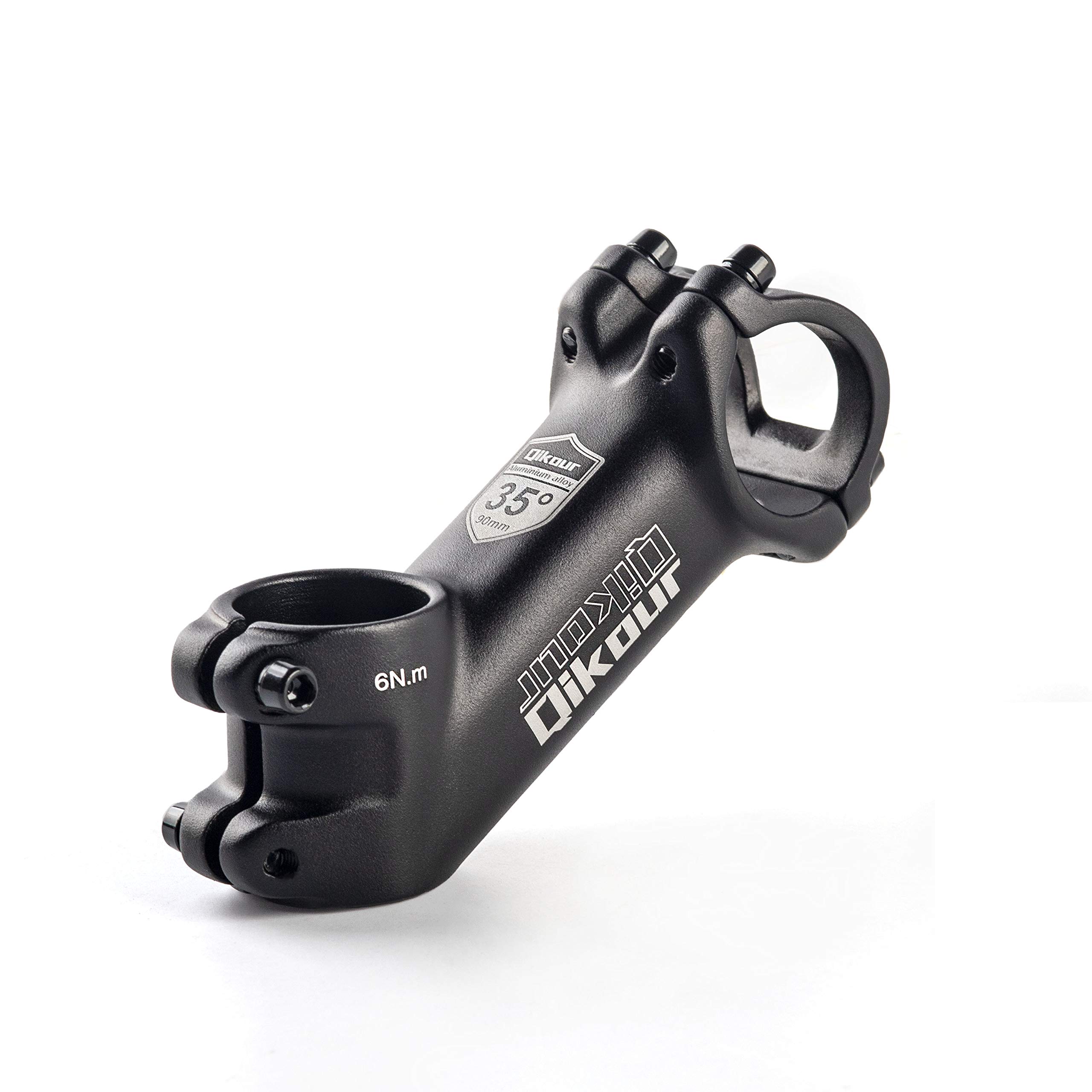 Bike Stem 31.8 Bicycle Stem 35 Degree, Handlebar Riser Extender for Road Bike, Mountain Bike, MTB, BMX, Fixed Gear Bike (Only Fit 1.25"/31.8mm Handlebar)