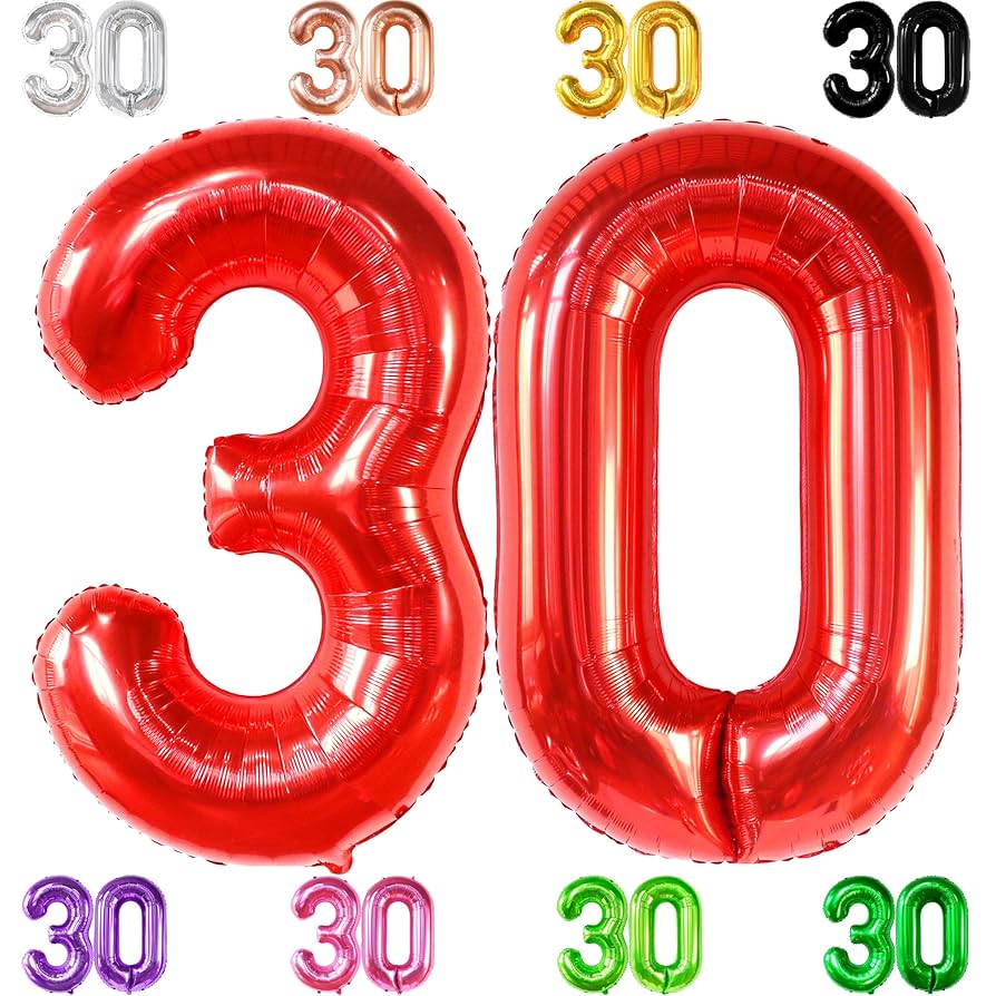 Amazon | KatchOn(カッチオン) 風船30個 赤 - 40インチ | 赤 30