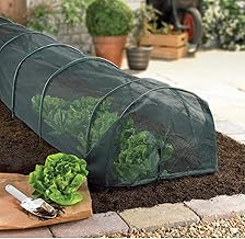 Protection de jardinage pour plantes, semis, potagers, tunnel de culture en filet léger idéal pour les jardins