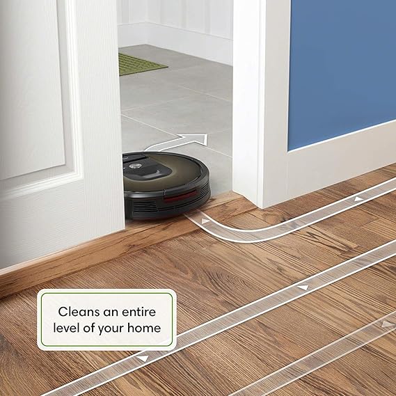 iRobot Roomba 980 Robot Vacuum-Wi-Fi Connected Mapping, Works with Alexa,