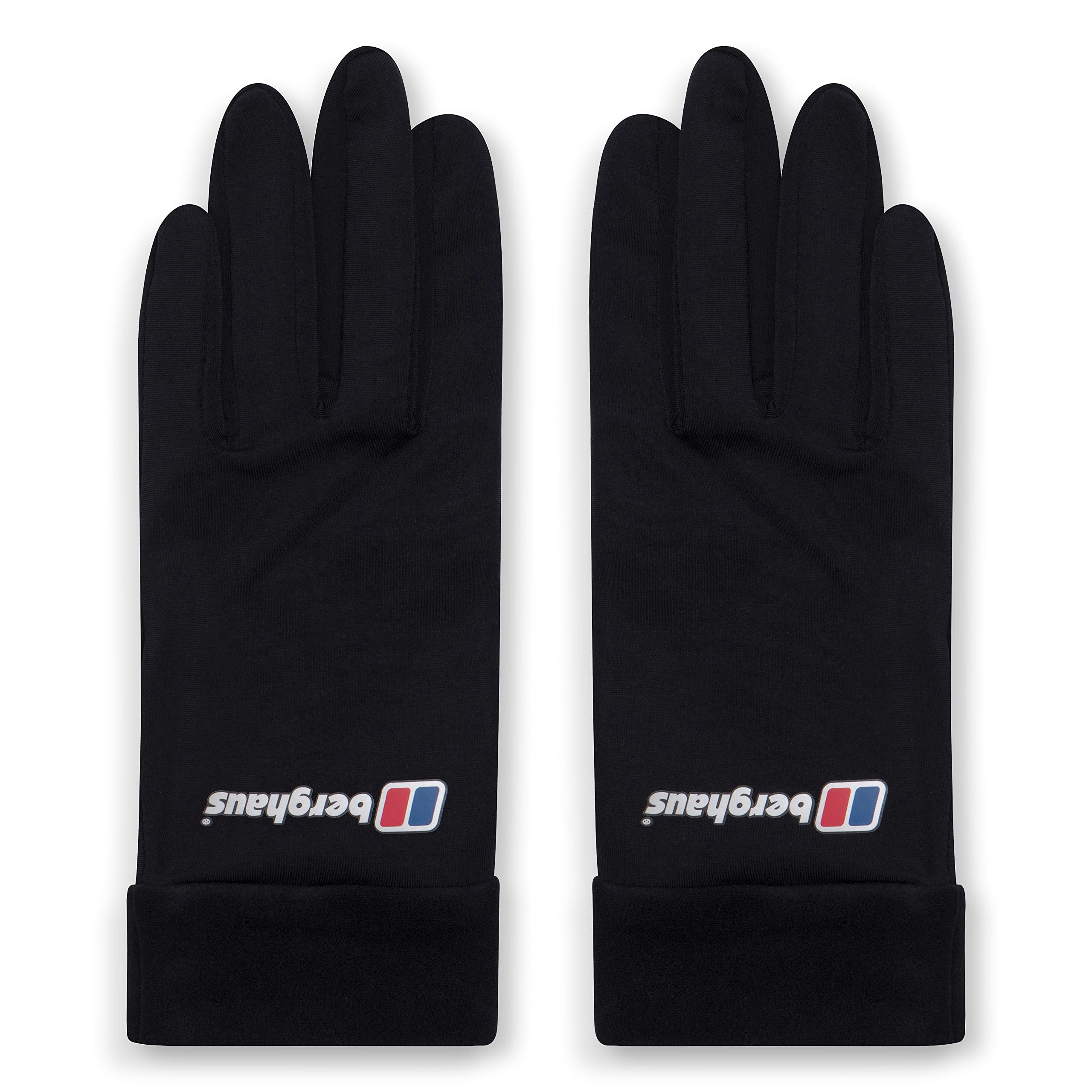 Berghaus Unisex Liner Insulated Touchscreen Compatible Gloves, Black, XS