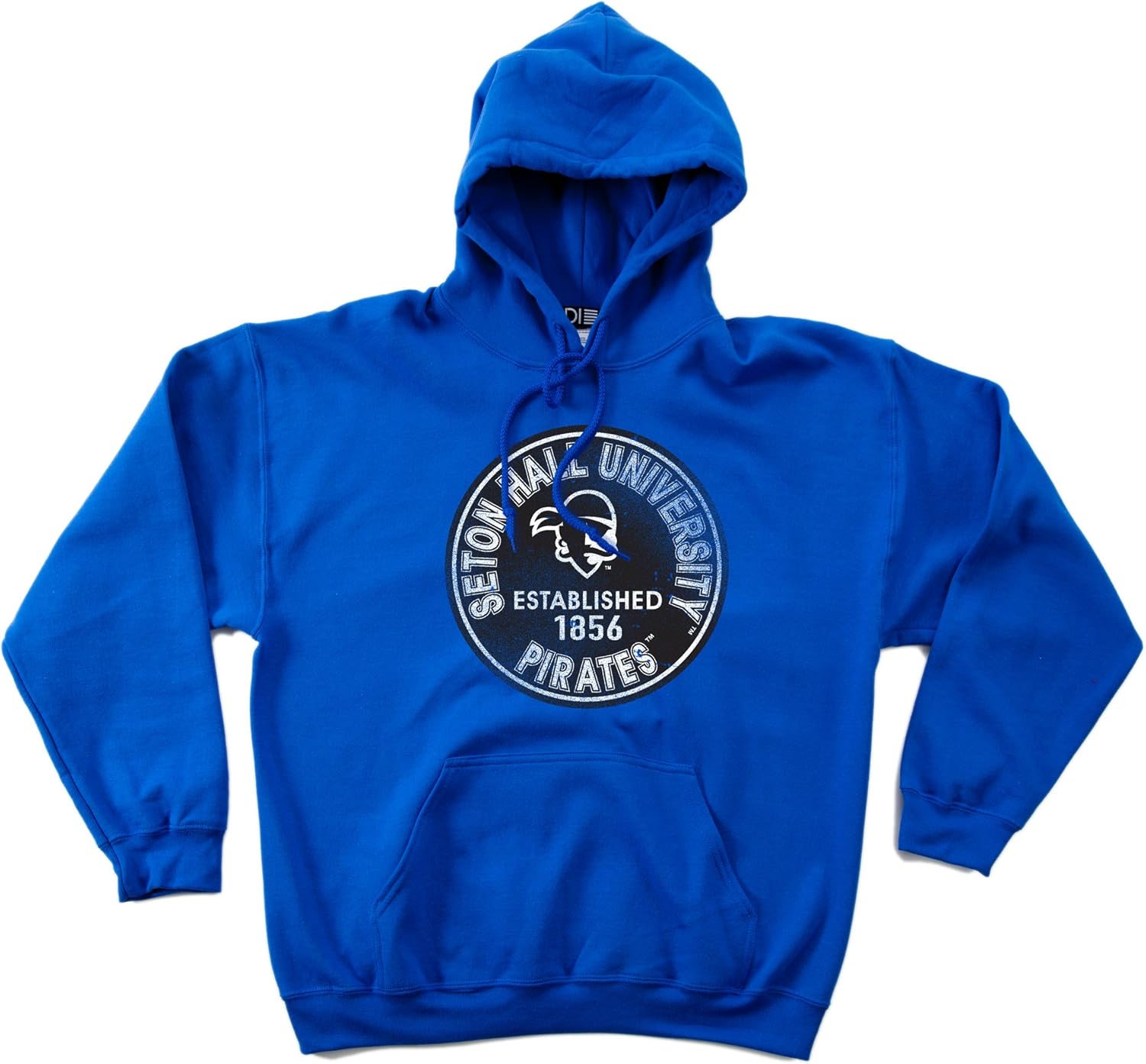 NCAA Seton Hall Pirates 50 / 50 Blended 8-ounceヴィンテージ円フード付きスウェットシャ