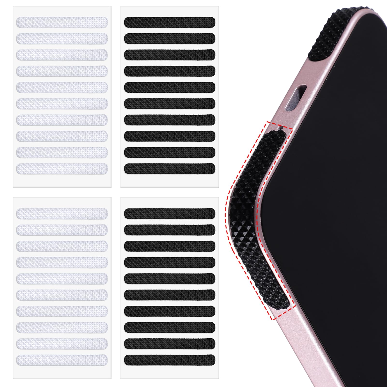 Photo 1 of Qulkws 40 Pcs Phone Grip Tape Strips