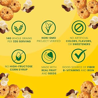 belVita Energy Snack Bites, Banana, Dark Chocolate and Sunflower Seed, 5 oz