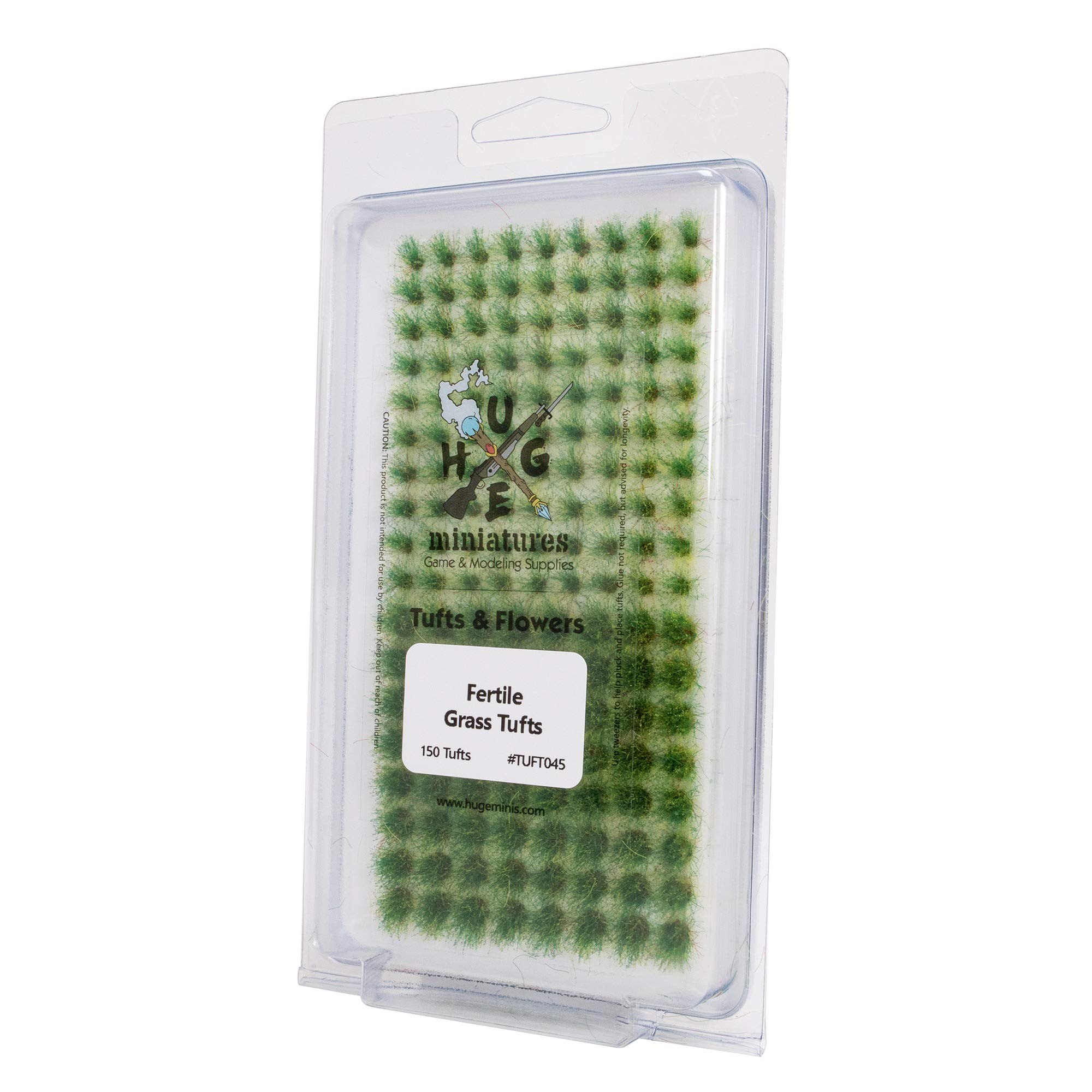 Huge MiniaturesGrass Tufts, Fertile Summer Static Grass for Diorama Scenery and Model Basing by Huge Minis – 150 Self-Adhesive Grass Tufts