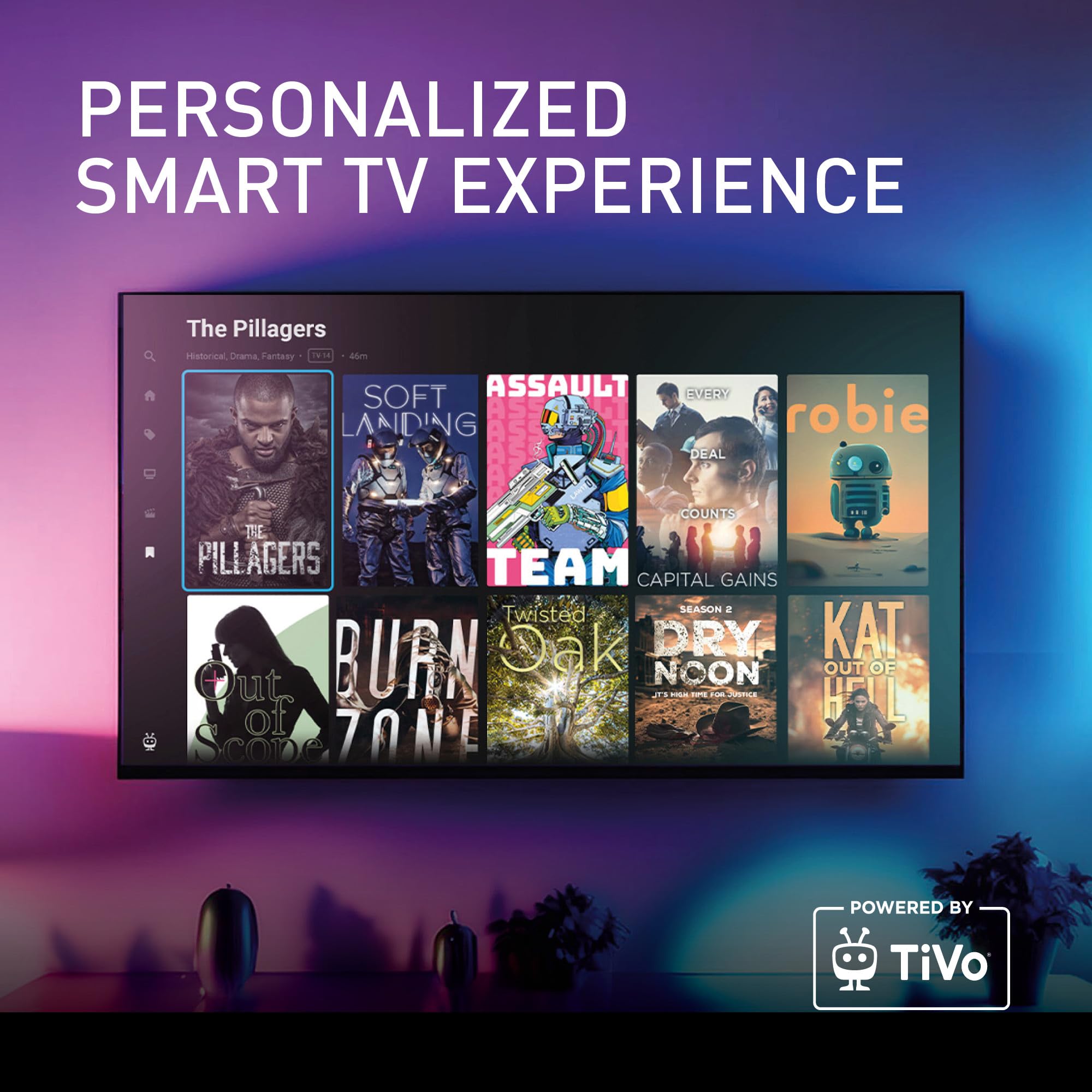 Panasonic TB-32S40C, HD LED TiVo Téléviseur, Smart TV | AI Colour Engine, Apple AirPlay, Bluetooth, Contrôle vocal TiVo, 60Hz, 32" (82cm), S40C Série, 2026