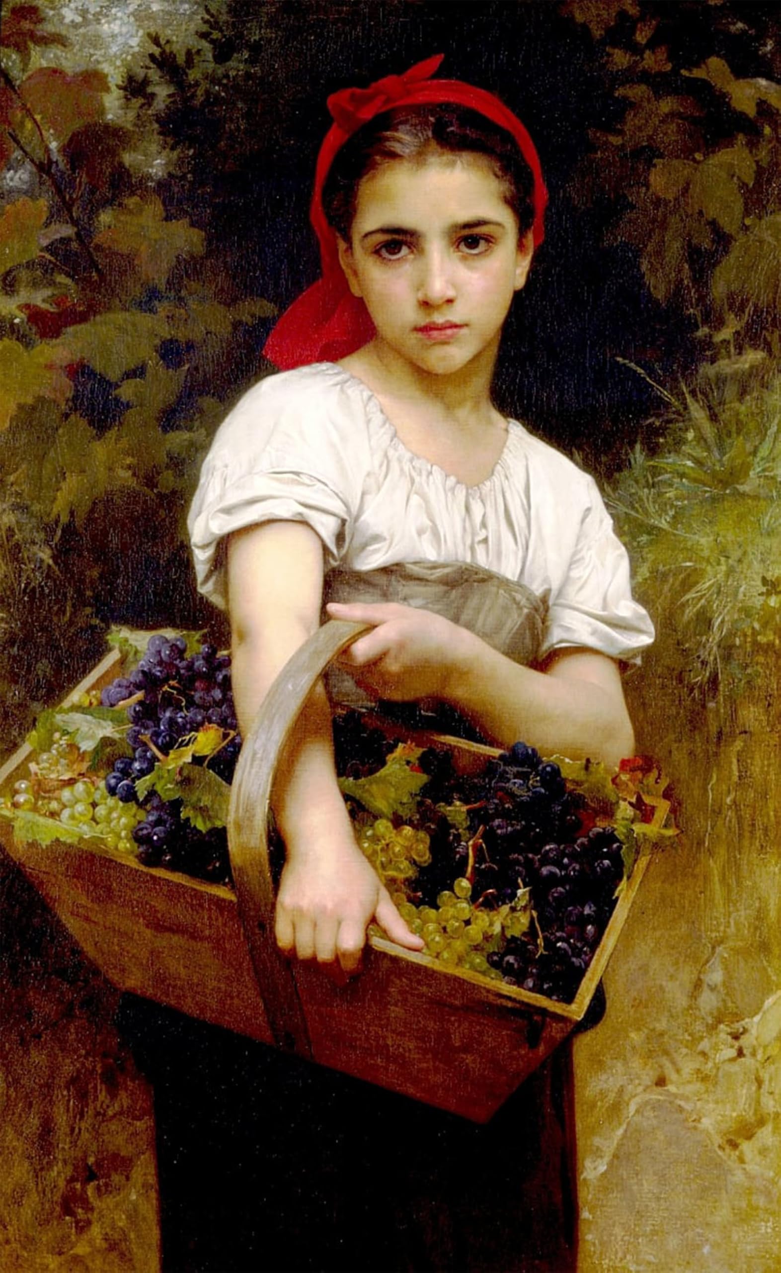 POSTERIIk Famous Modern Artwork Art Mural the Jenny by William Adolphe Bouguereau Oil Paintings Pictures for Home Decor 60x90cm