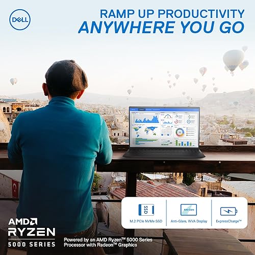 Miniatura 2 de Dell Laptop Inspiron 15 Business más reciente, pantalla táctil FHD de 15.6", AMD Ryzen 5-7530U (hasta 4.5 GHz), SSD PCIE de 1 TB, 16 GB de RAM,
