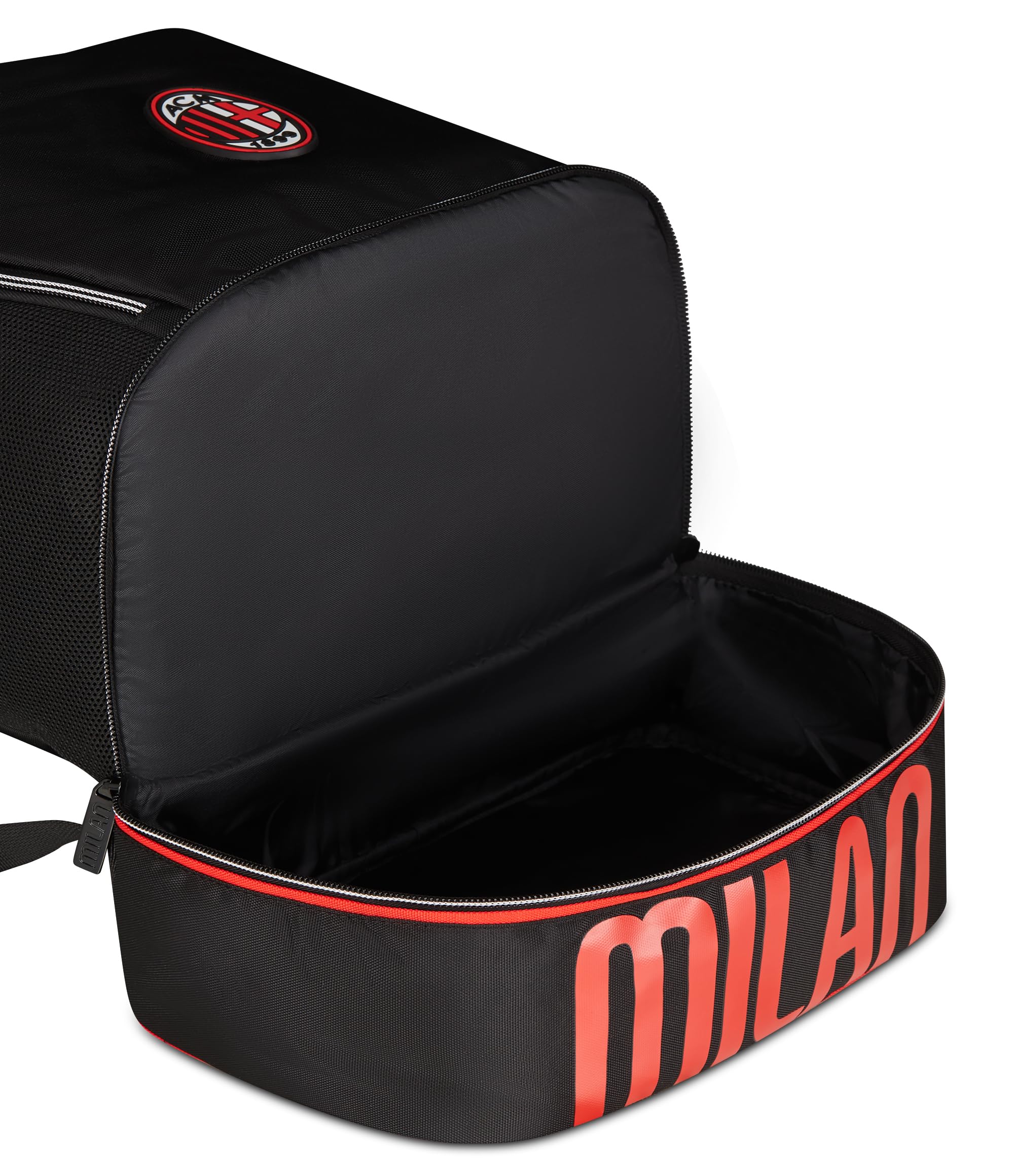 Seven Borsa AC MILAN glorious history da palestra, Fondo rigido porta scarpe, Portaborraccia, Bambino, Ragazzo, Calcio, Prodotto ufficiale, Idea regalo