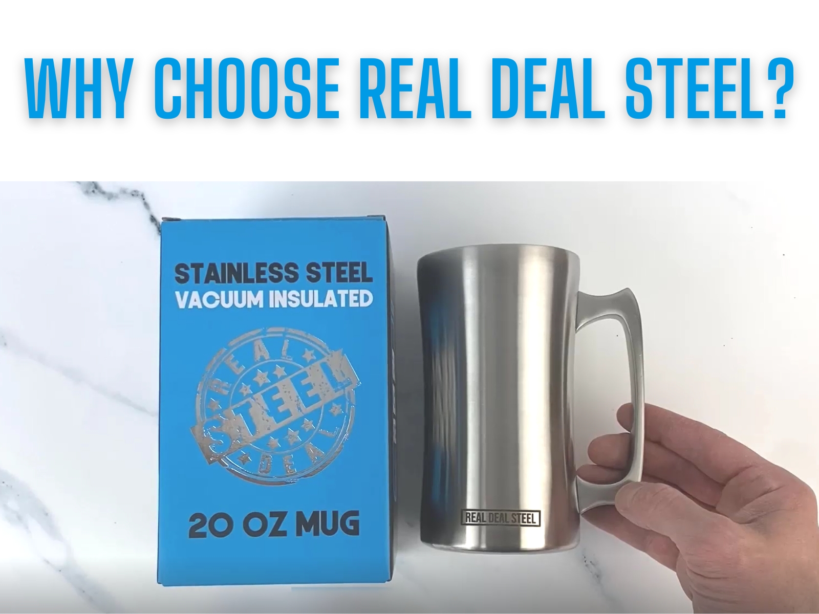 Amazon.com | Real Deal Steel Stainless Steel Insulated Beer Mug