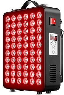 Red & Near‑Infrared Light Therapy Panel (660/850nm) — 60 Dual‑Chip LEDs, 300W for Skin, Sleep & Body