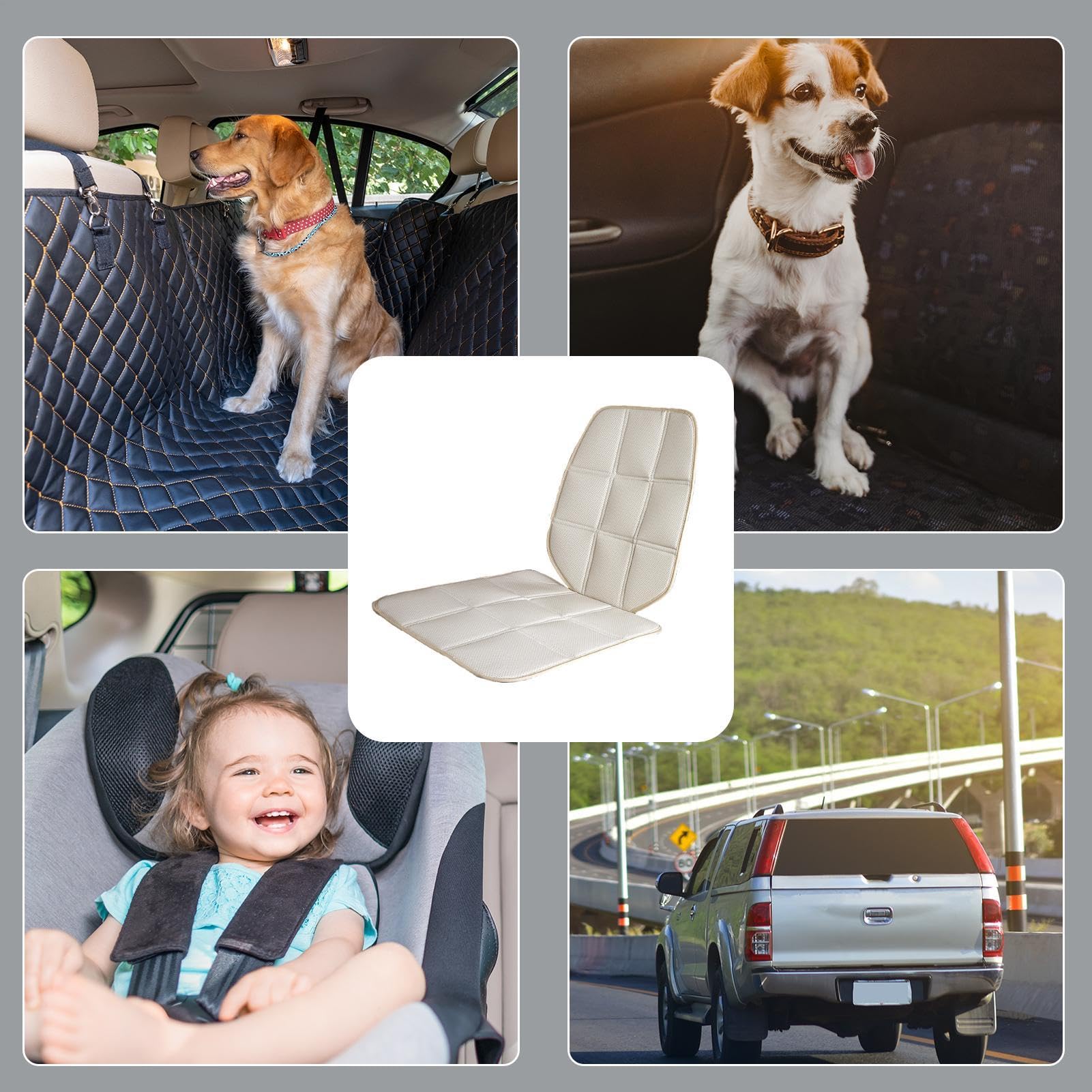 Autositzschutz - Kinderautositz, Verstellbarer Sitzteppich