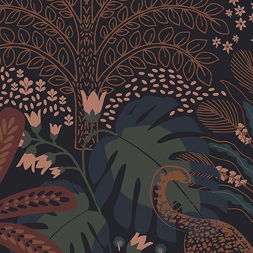 Miniatura 4 de Envy Savannah Terra - Papel pintado extraíble, color azul marino