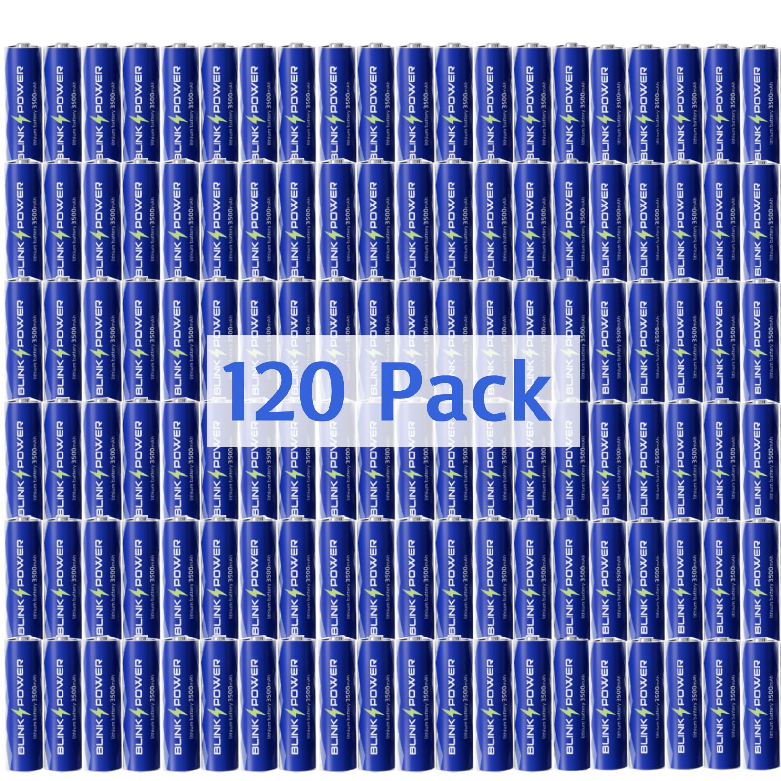 Lithium Batteries AA 128 Bulk Pack, 3500mAh NO.1 Lasting 1.5V Double A Lithium Battery 【Non-Rechargeable】