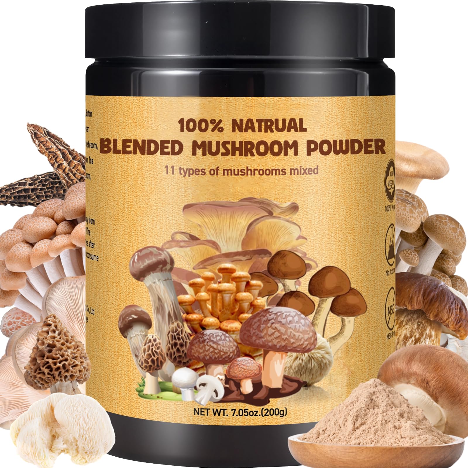 Egcina 11-Variety Mixed Mushroom Powder