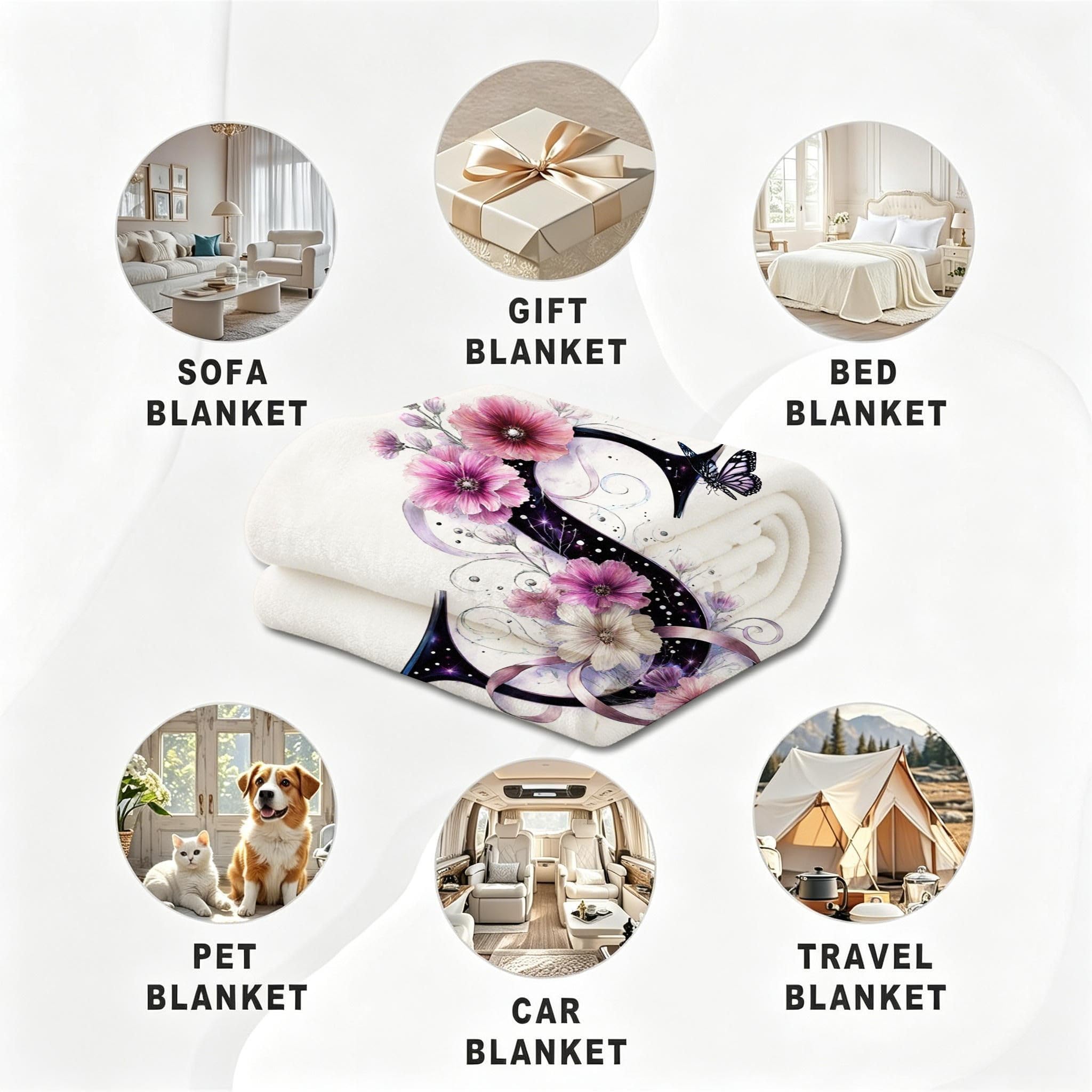 Coperta XXL 240x260 Donna Dagli Occhi Flanella Copridivano-A247