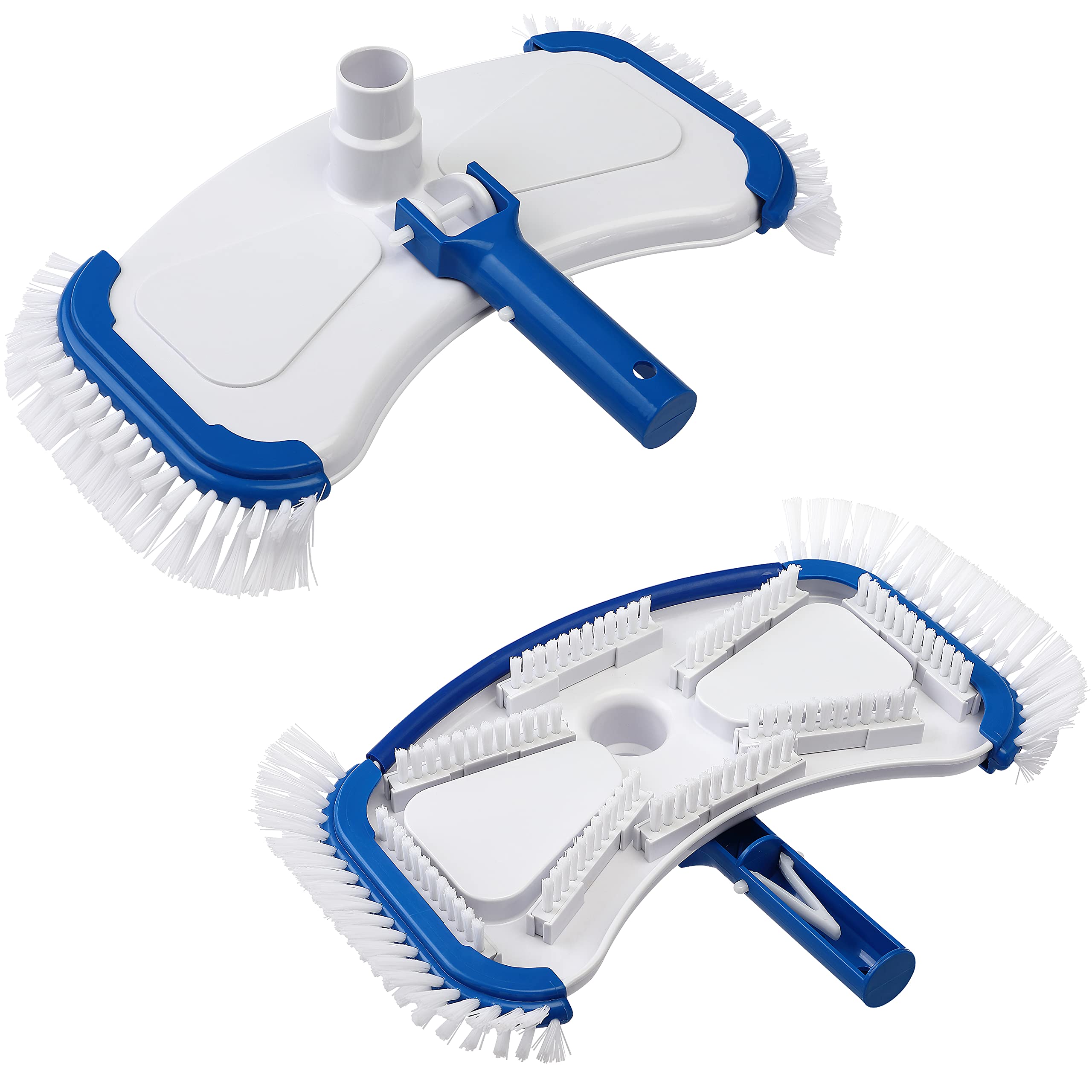 Reinigungsset Pool Wartungsset Zubehör Set Reinigungsbürste Oberflächenkescher Beckenbürste Handbürste Teleskopstange Schwimmschlauch Pooltester Tabletten Poolthermometer