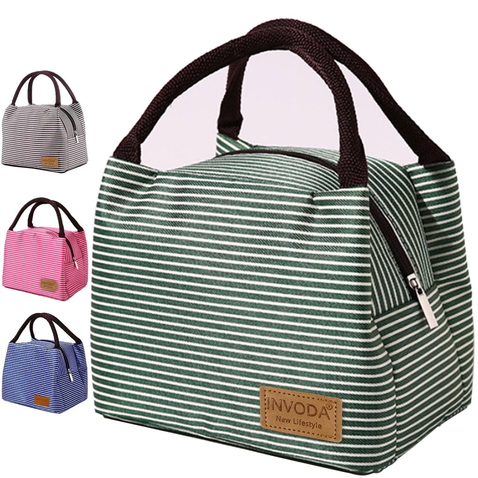 Lunch Bags Reusable Lunch Tote Bags Portable Lunch Cooler Bag Lunch Holder Insulated Lunch Box Bag for Picnic