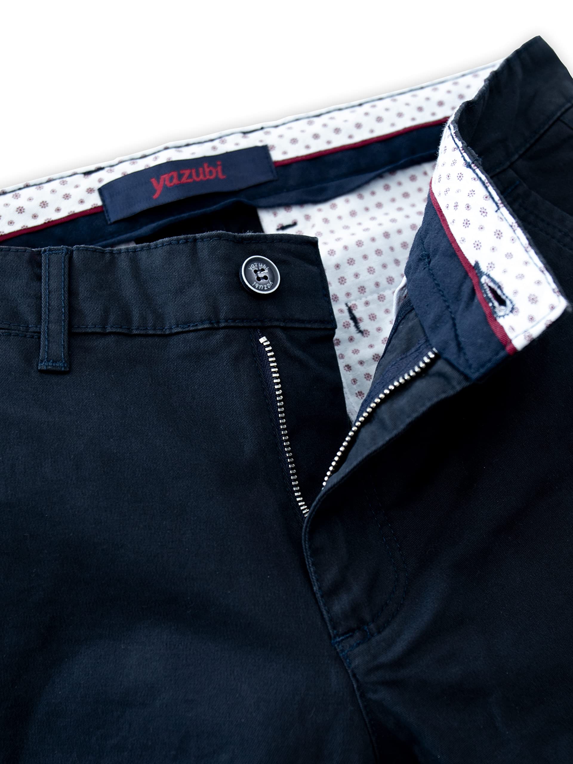 Yazubi - Pantalón Chino para Hombre - Modelo Kyle Slim Fit - Pantalón Chino con Elastano