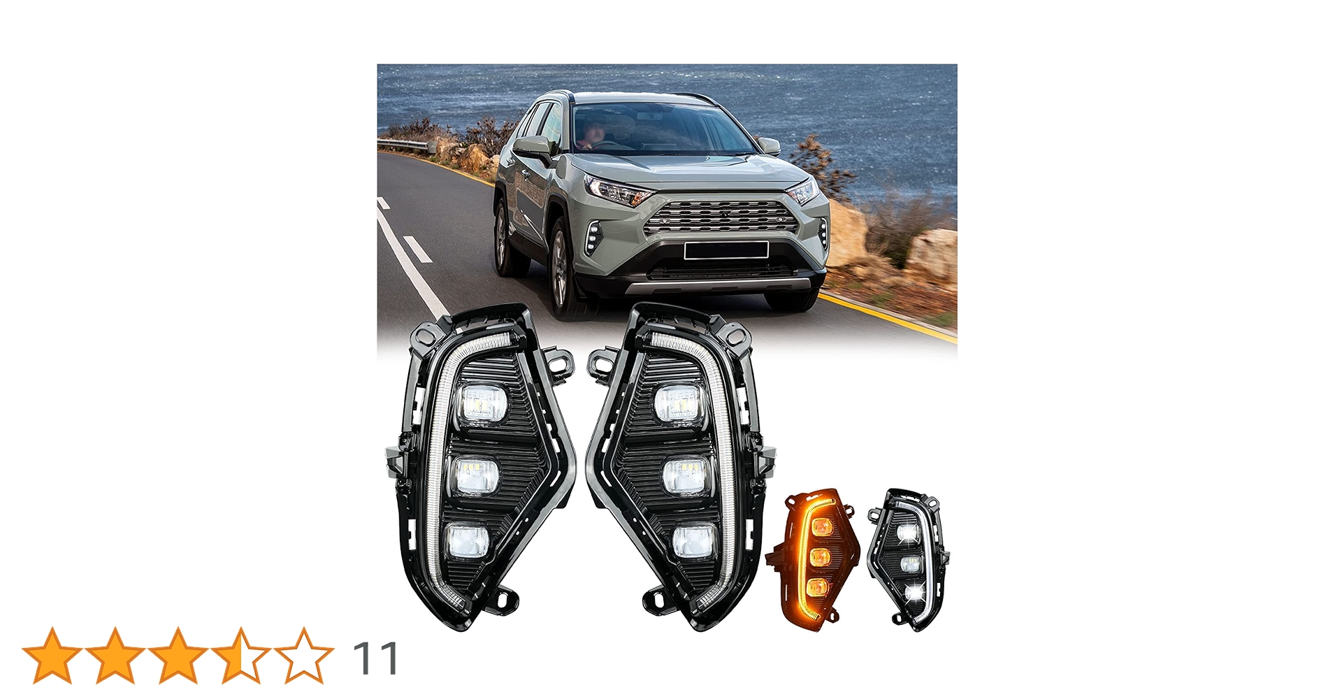 RAV4 50系 LEDフォグランプ デイライト/ウィンカー 2色切替 セット 楽天市場】RAV4 50系 LED デイライト LEDフォグランプ