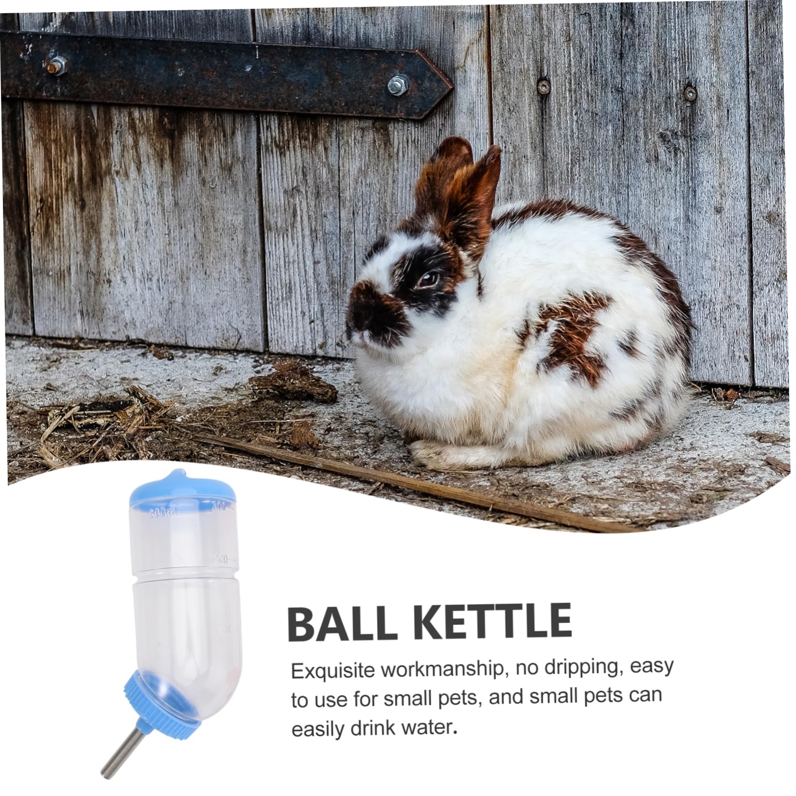 Housoutil 6stücke Wasserspender Für Haustiere Transparente Trinkflasche Mit Kugelventil Geeignet Für Kaninchen Meerschweinchen Und Andere Kleintiere Zufällige Farben