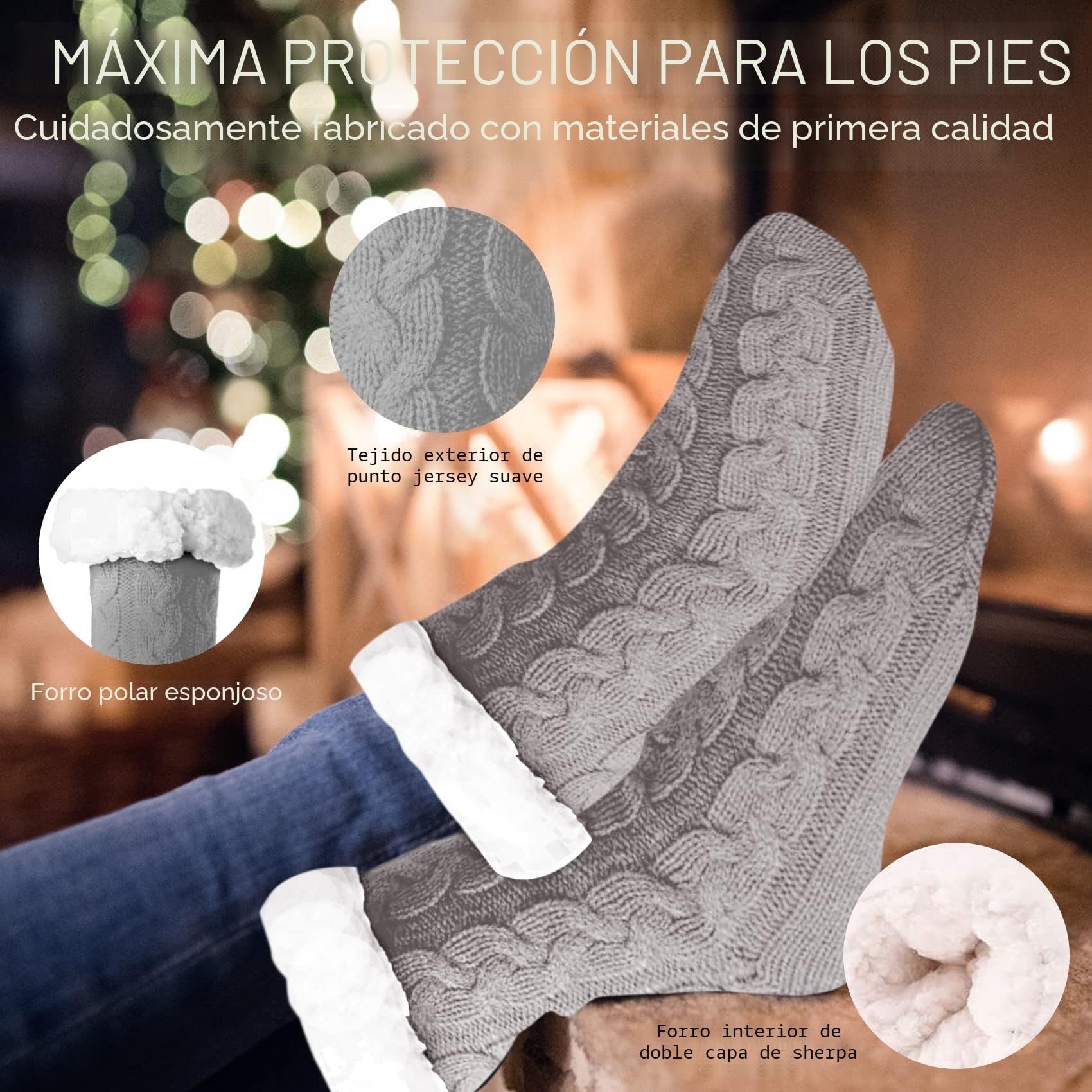 Conjunto Bufanda y Gorro y Guantes Mujer Antideslizantes Calcetines Mujer Gorro Invierno Mujer Invierno Regalos Navidad Mujer Orejeras Invierno Mujer Guantes Tactiles Mujer