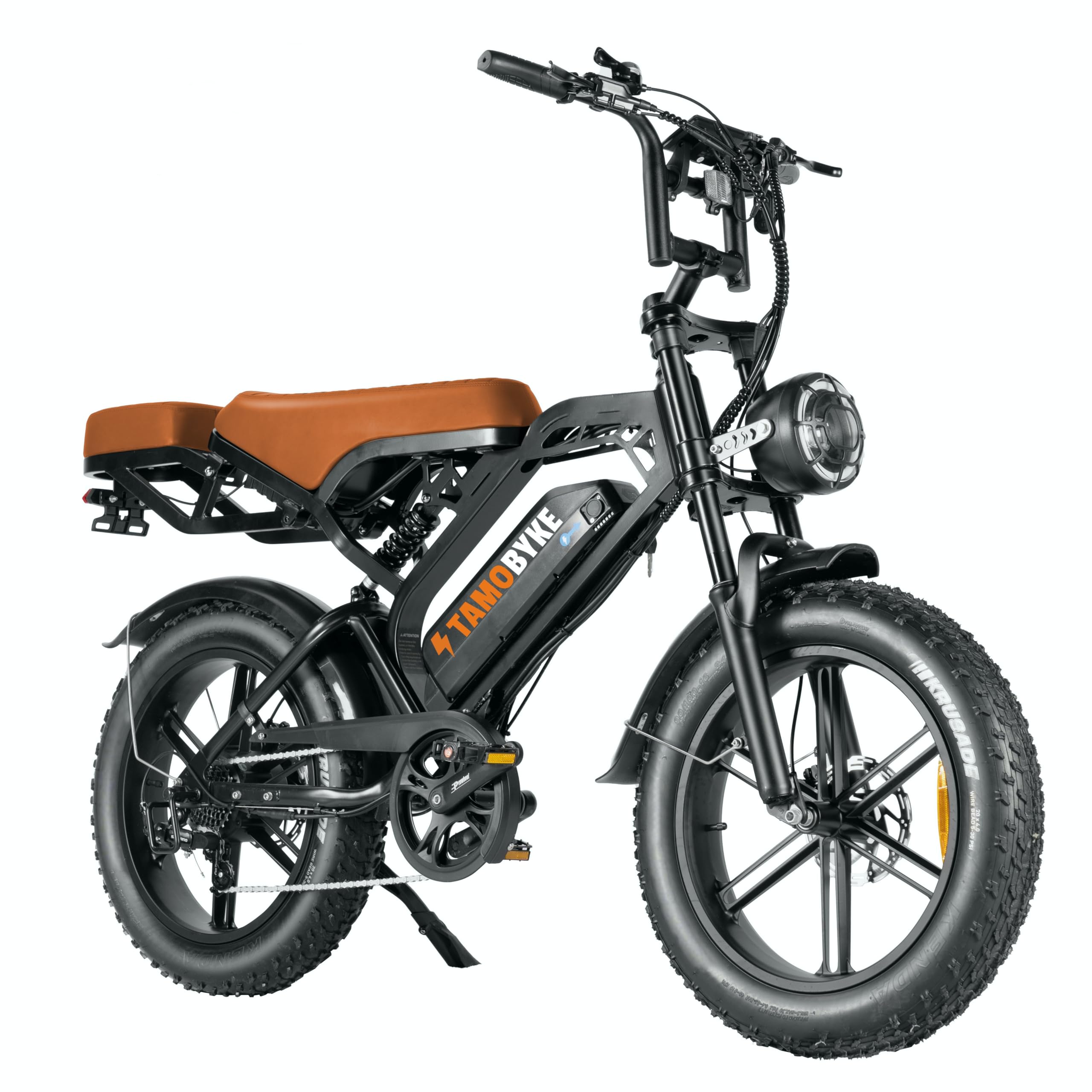 Moped Style 750W/1500W Electric Bike for Adults,28mph/30mph/33mph Ebike&34-80Miles PAS Range,48V15.6ah/18.2ah/ (874Wh) Larger Battery, 20'' Fat Tire Electric Bike,UL 2849 Certified.