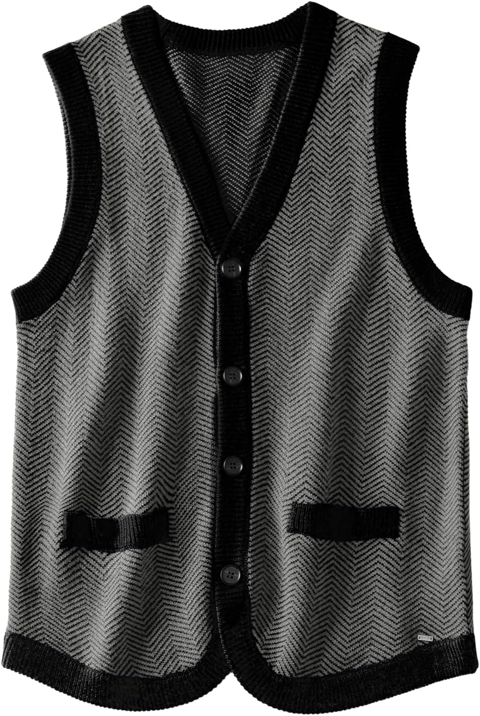 Mens Sweater Vest Solid Knitted Lightweight Thermal Cardigan,DXL Big and Tall Vest
