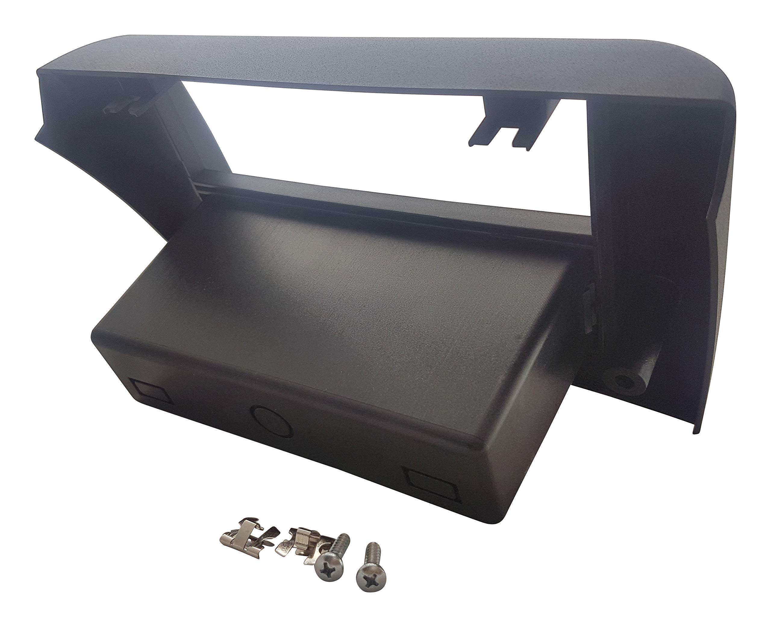 73-07.06-3G Mascherina per Autoradio Radio adapter compatibile con Fiat Stilo 2001-2008, 1 DIN con tasca.